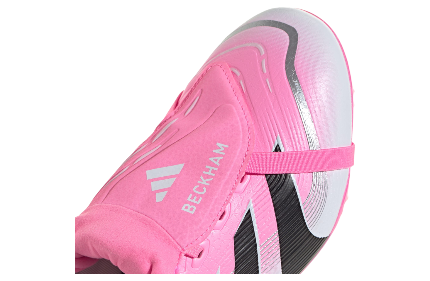 adidas Predator 25 League Fold Over Tongue FG Beckham - Beam Pink/Core Black/Cloud White