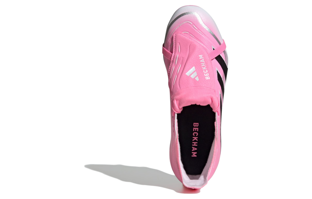 adidas Predator 25 League Fold Over Tongue FG Beckham - Beam Pink/Core Black/Cloud White