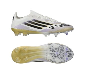 adidas F50 PRO FG / MG RTG Pack- Cloud White/Core Black/Gold Metallic