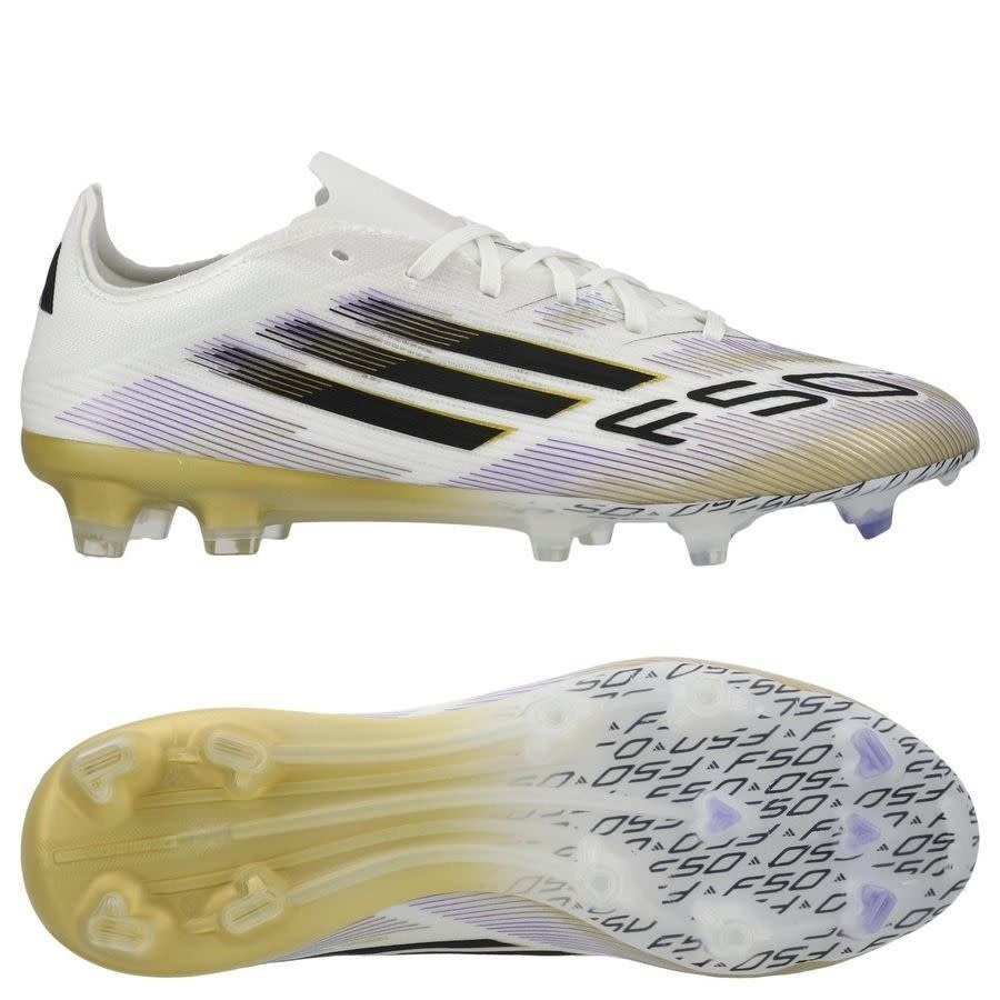 adidas F50 PRO FG / MG RTG Pack- Cloud White/Core Black/Gold Metallic