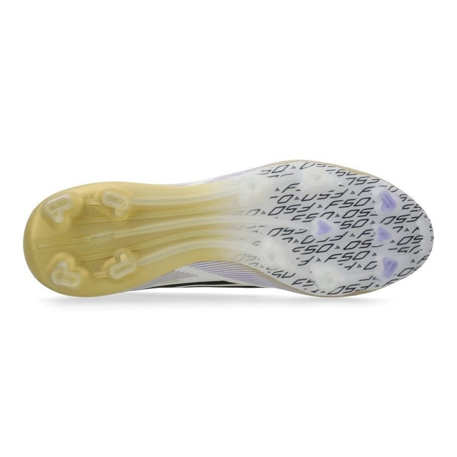 adidas F50 PRO FG / MG RTG Pack- Cloud White/Core Black/Gold Metallic