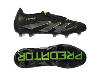 adidas Predator 25 PRO FG - Core Black/Carbon/Lucid Lemon