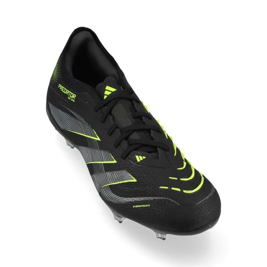 adidas Predator 25 PRO FG - Core Black/Carbon/Lucid Lemon