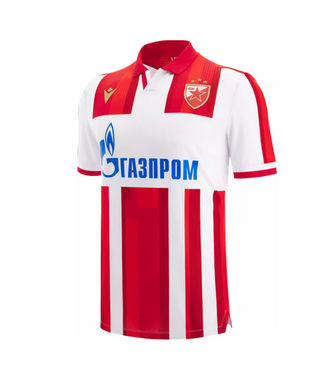 Macron Macron Red Star Belgrade 2025 - 26 Authentic Home Jersey - Red/White/Royal