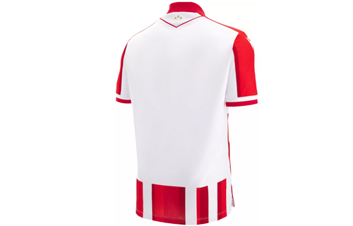 Macron Red Star Belgrade 2025 - 26 Authentic Home Jersey - Red/White/Royal