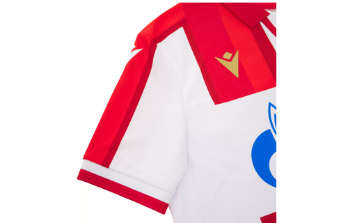 Macron Red Star Belgrade 2025 - 26 Authentic Home Jersey - Red/White/Royal