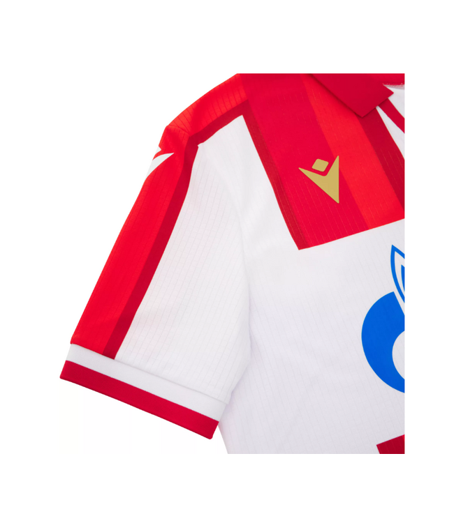 Macron Macron Red Star Belgrade 2025 - 26 Authentic Home Jersey - Red/White/Royal