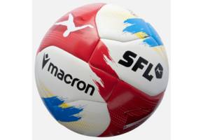 Macron Campione Swiss Football League 2025/26 Official Replica Soccer Ball - White/Red/Blue