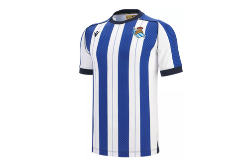 Macron Real Sociedad 2025 - 26 Authentic Home Jersey - White/Loyal Blue