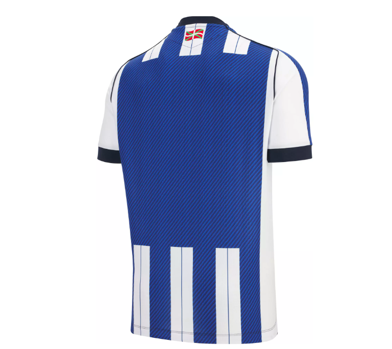 Macron Real Sociedad 2025 - 26 Authentic Home Jersey - White/Loyal Blue