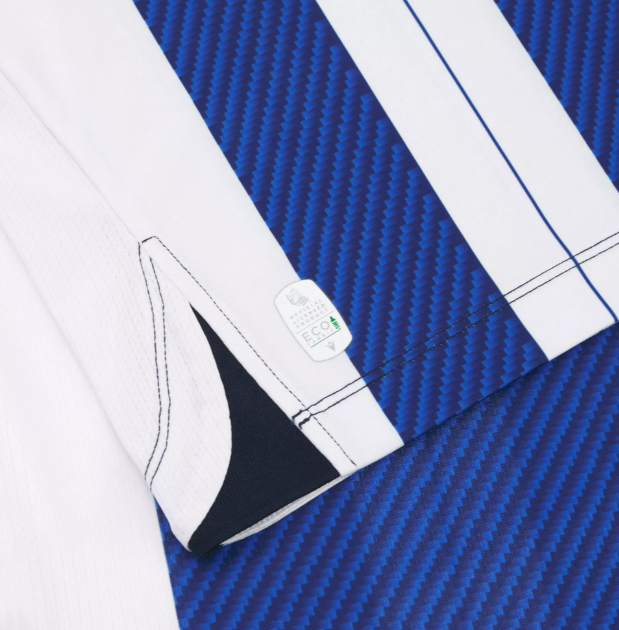 Macron Real Sociedad 2025 - 26 Authentic Home Jersey - White/Loyal Blue