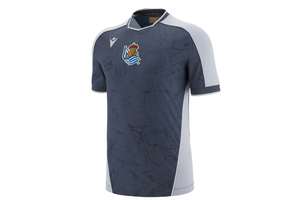 Macron Real Sociedad 2025 - 26 Authentic Away Jersey - Dark Grey/Smoke Grey