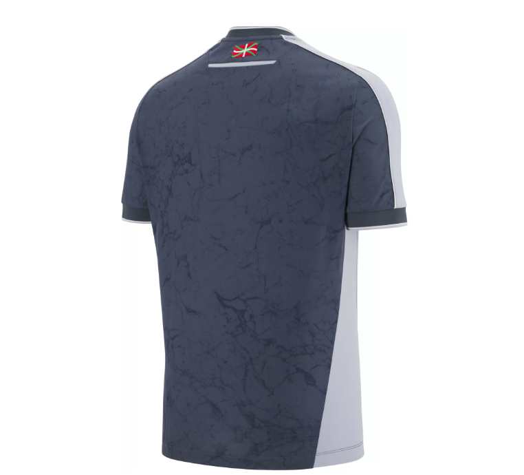 Macron Real Sociedad 2025 - 26 Authentic Away Jersey - Dark Grey/Smoke Grey