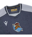 Macron Macron Real Sociedad 2025 - 26 Authentic Away Jersey - Dark Grey/Smoke Grey