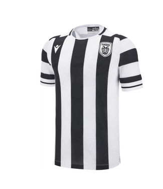 Macron Macron PAOK FC 2025 - 26 Authentic Home Jersey - Black/White