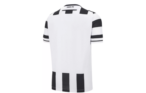 Macron PAOK FC 2025 - 26 Authentic Home Jersey - Black/White