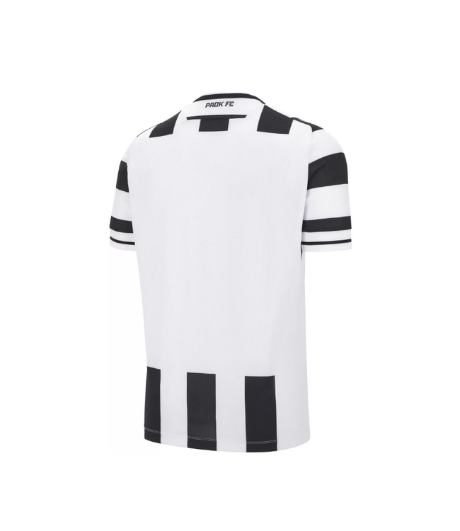 Macron Macron PAOK FC 2025 - 26 Authentic Home Jersey - Black/White