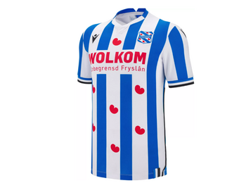 Macron SC Heerenveen 2025 - 26 Authentic Home Jersey - White/Loyal Blue/Red