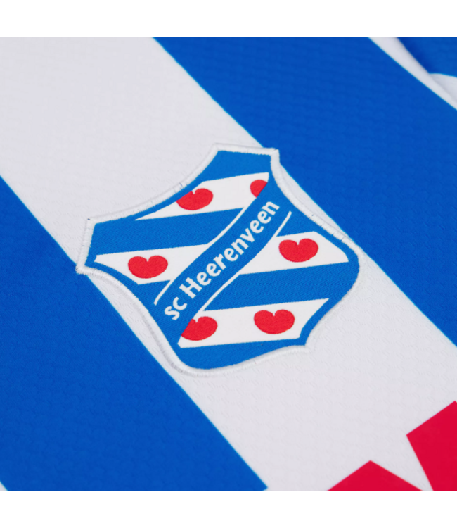 Macron Macron SC Heerenveen 2025 - 26 Authentic Home Jersey - White/Loyal Blue/Red