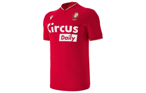 Macron Standard Liege 2025 - 26 Authentic Home Jersey - Red/White