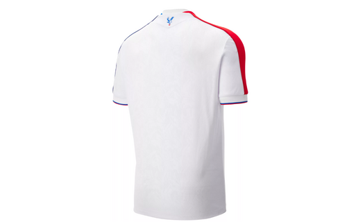 Macron Crystal Palace 2025 - 26 Authentic Away Jersey -White/Red/Royal Blue