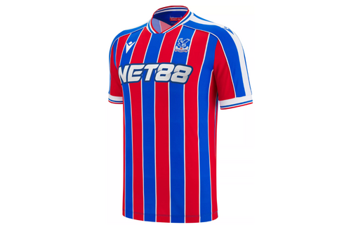 Macron Crystal Palace 2025 - 26 Authentic Home Jersey -Red/Royal Blue/White
