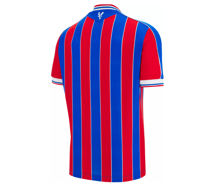 Macron Crystal Palace 2025 - 26 Authentic Home Jersey -Red/Royal Blue/White