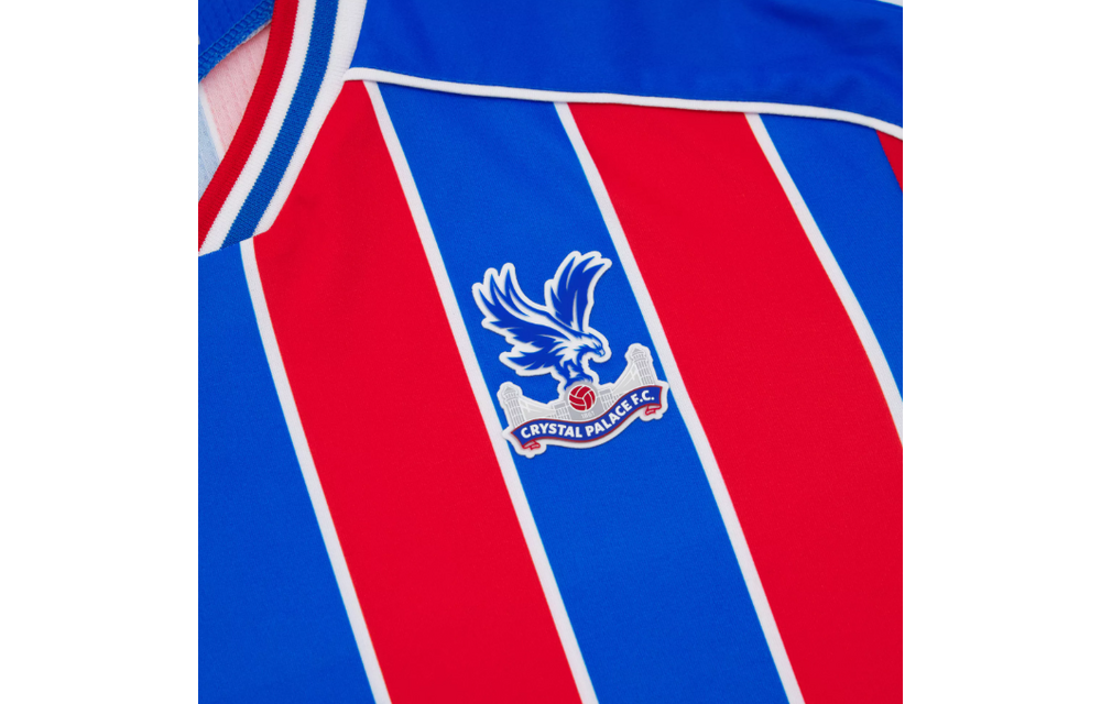 Macron Crystal Palace 2025 - 26 Authentic Home Jersey -Red/Royal Blue/White