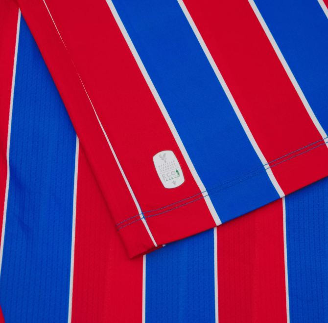 Macron Crystal Palace 2025 - 26 Authentic Home Jersey -Red/Royal Blue/White