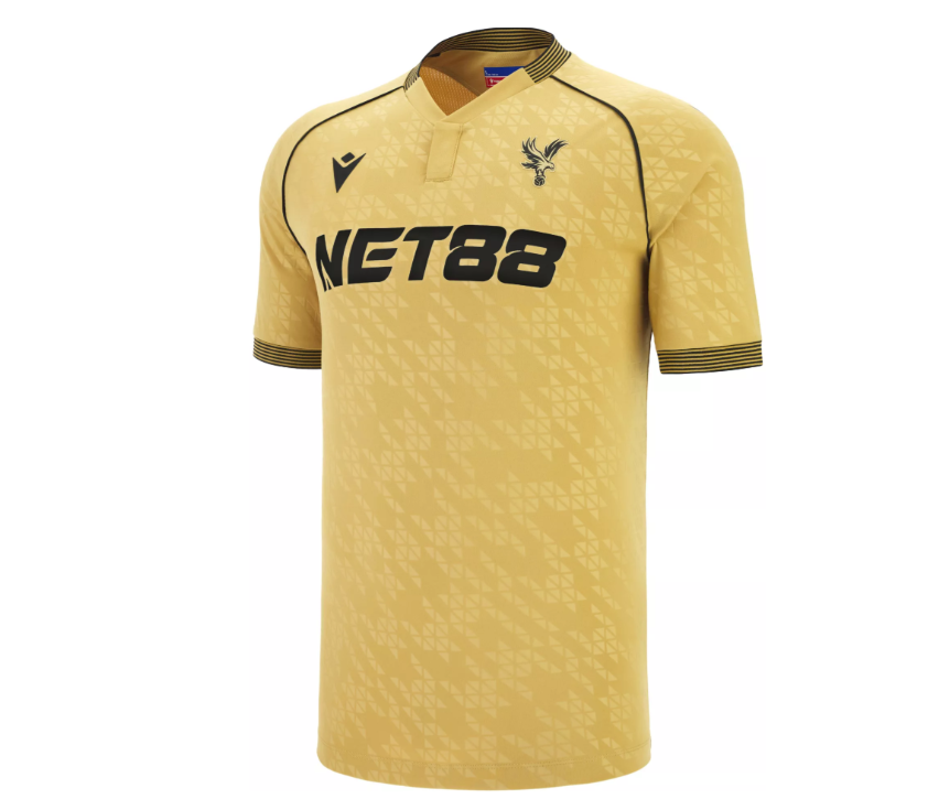 Macron Crystal Palace 2025 - 26 Authentic Third Jersey -Gold