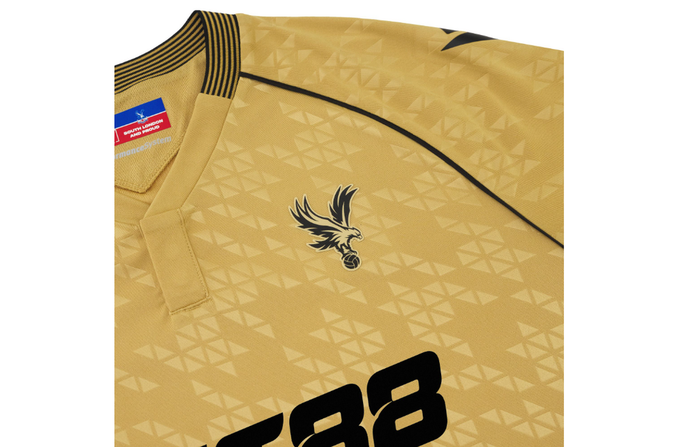 Macron Crystal Palace 2025 - 26 Authentic Third Jersey -Gold