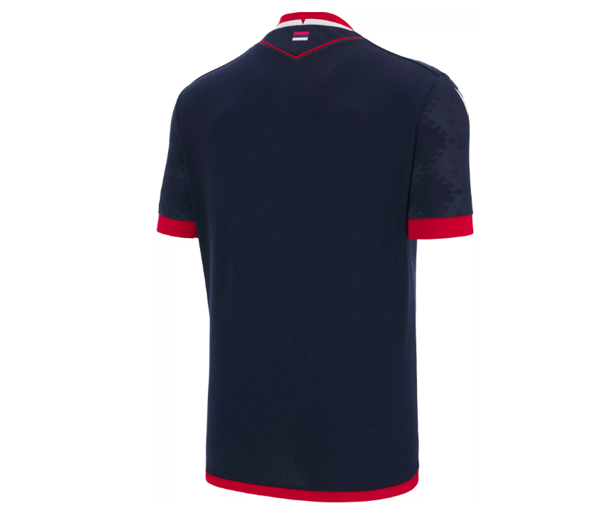 Macron Red Star Belgrade 2025 - 26 Authentic Away Jersey - Navy Blue/Red
