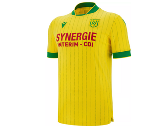 Macron FC Nantes 2025 - 26 Authentic Home Jersey - Yellow/Green
