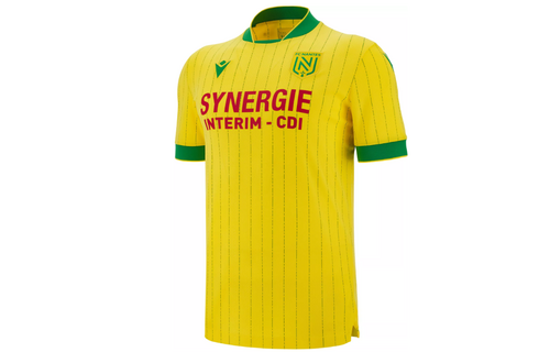 Macron FC Nantes 2025 - 26 Authentic Home Jersey - Yellow/Green