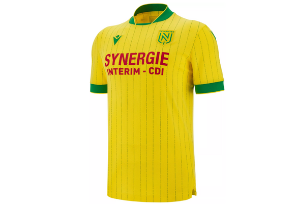Macron FC Nantes 2025 - 26 Authentic Home Jersey - Yellow/Green