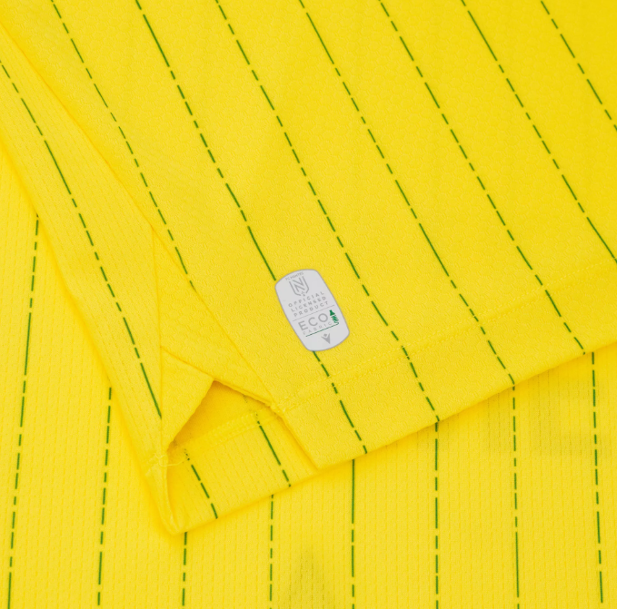 Macron FC Nantes 2025 - 26 Authentic Home Jersey - Yellow/Green