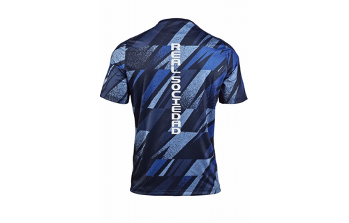 Macron Real Sociedad 2025 - 26 Prematch Jersey - Obsidian/Royal Blue
