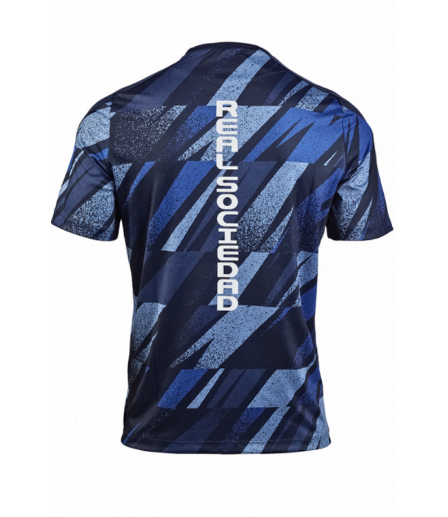 Macron Macron Real Sociedad 2025 - 26 Prematch Jersey - Obsidian/Royal Blue