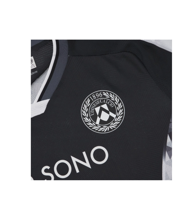 Macron Macron Udinese 2025 - 26 Authentic Home Jersey - Black/White