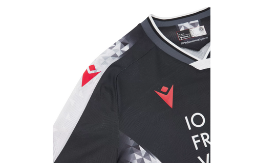 Macron Udinese 2025 - 26 Authentic Home Jersey - Black/White