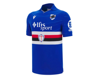 Macron UC Sampdoria 2025 - 26 Authentic Home Jersey - Black/White