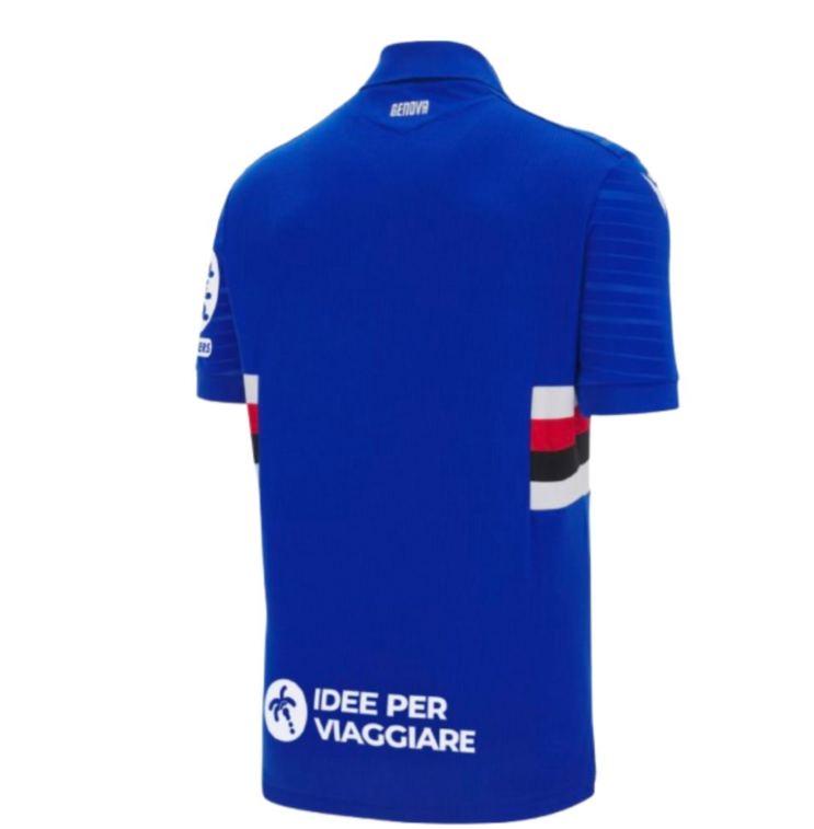 Macron UC Sampdoria 2025 - 26 Authentic Home Jersey - Black/White