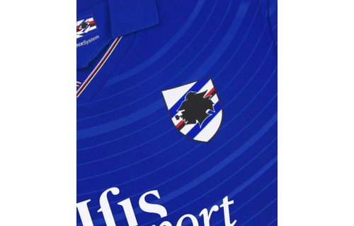 Macron UC Sampdoria 2025 - 26 Authentic Home Jersey - Black/White