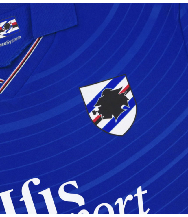 Macron Macron UC Sampdoria 2025 - 26 Authentic Home Jersey - Black/White