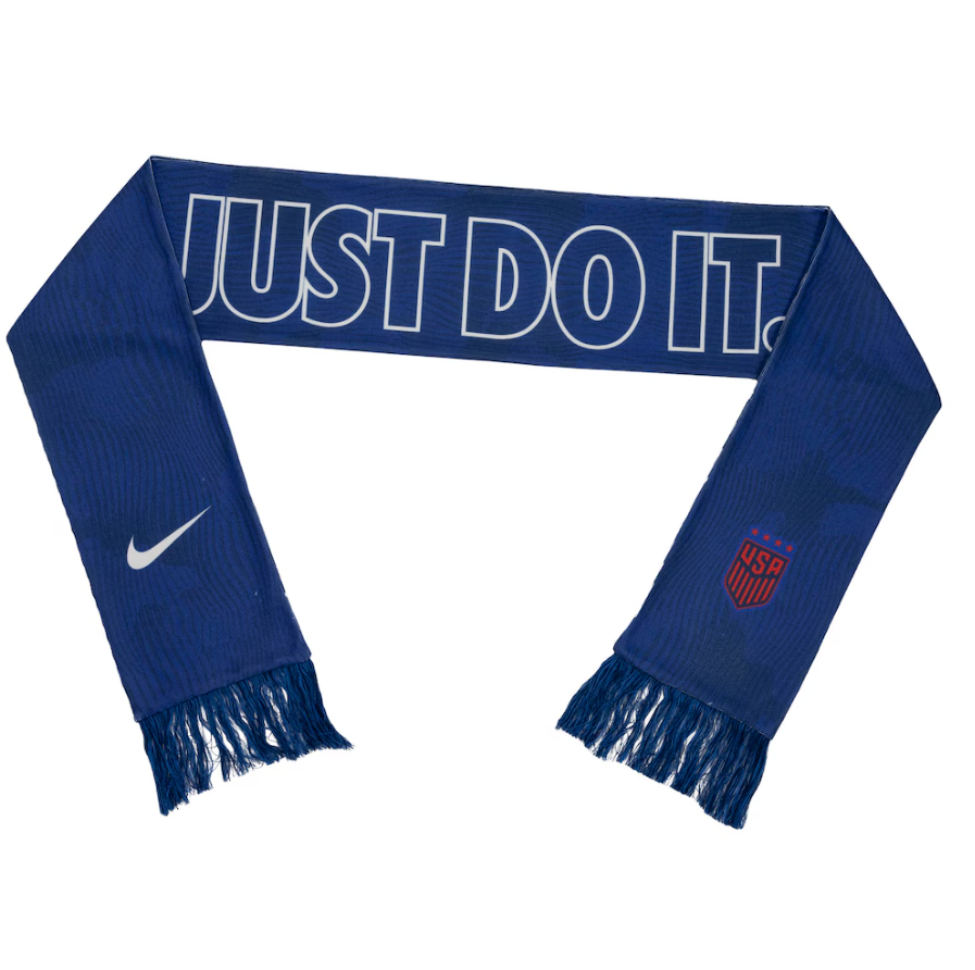 Nike USA United States USWNT 2025 Verbiage Scarf - Navy Blue/Red/White