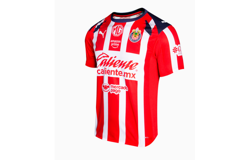 Puma Chivas DG 2025 - 26 Authentic Home Jersey - Red/White/Navy Blue
