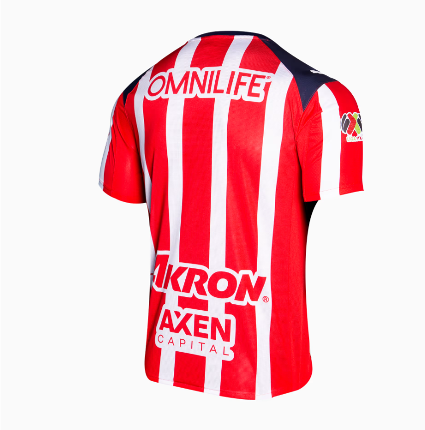 Puma Chivas DG 2025 - 26 Authentic Home Jersey - Red/White/Navy Blue