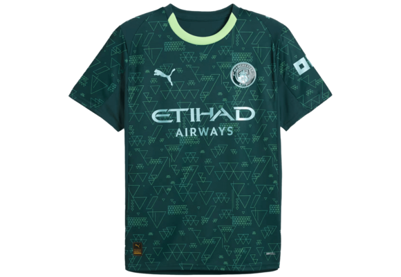 Puma Manchester City 2025 -26 EA Sports Fourth Jersey - Green Terrain