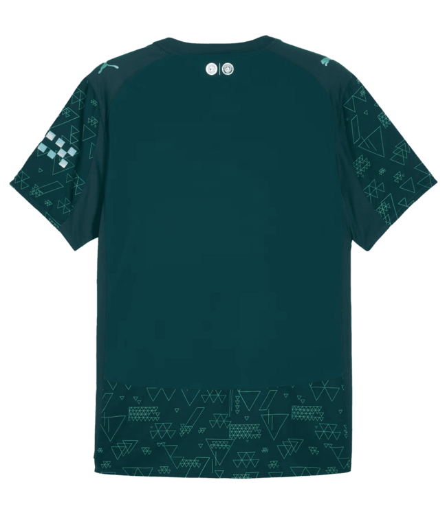 Puma Puma Manchester City 2025 -26 EA Sports Fourth Jersey - Green Terrain