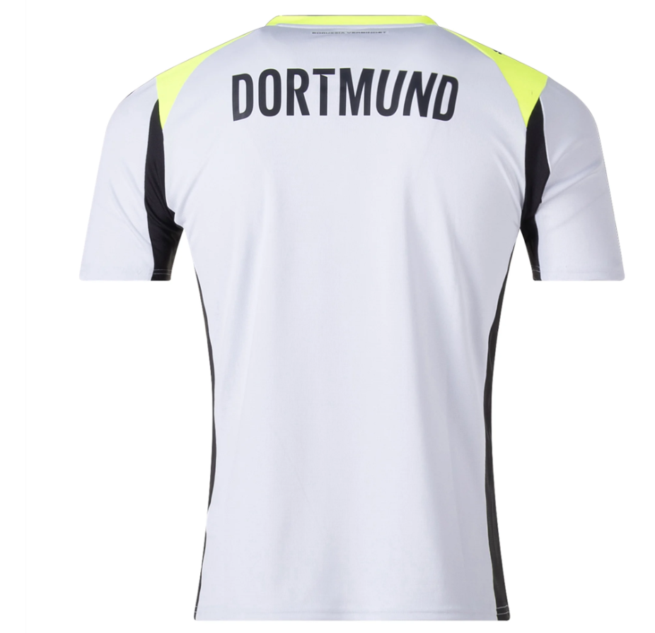 Puma BVB Borussia Dortmund 2025 - 26 Away Soccer Jersey - Silver Mist/Yellow Alert